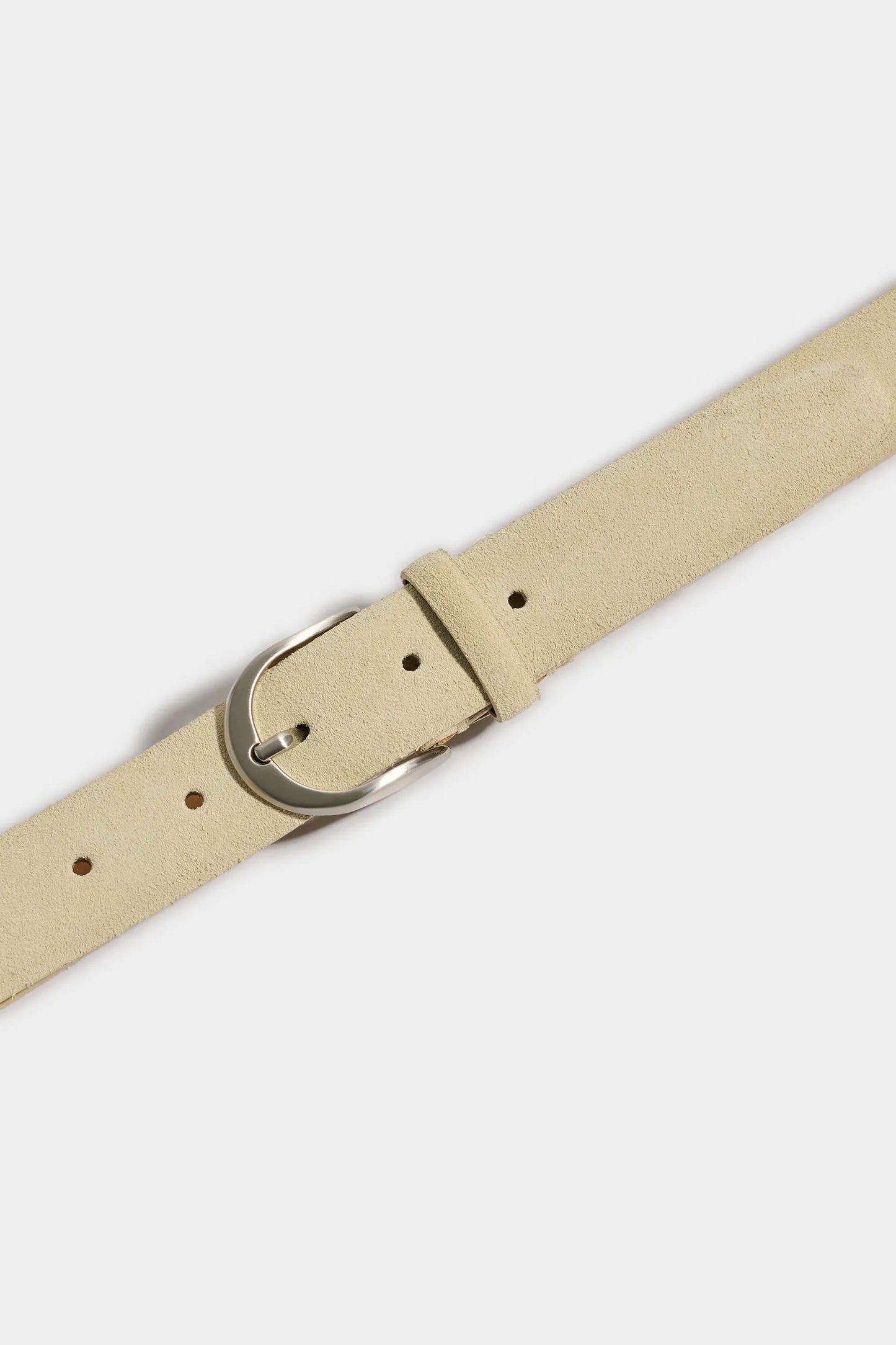 Beige suede belt - Made in Italy