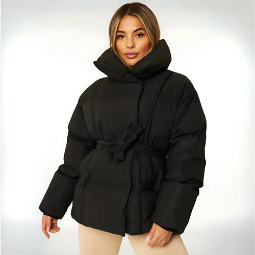 Asia - Veste Puffer Ceinturée