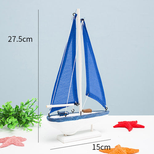 Decorative Sailboat Model Small Ornaments Furnishings Furnishings Decoration