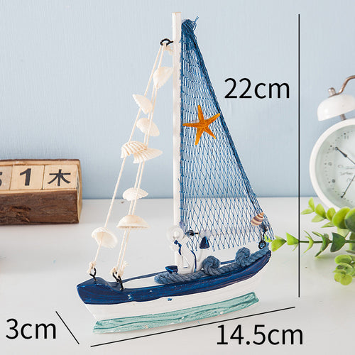 Decorative Sailboat Model Small Ornaments Furnishings Furnishings Decoration
