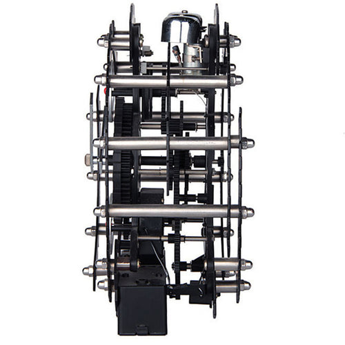 Guoshuang Gear Metal Skeleton Ringing Gear Clock