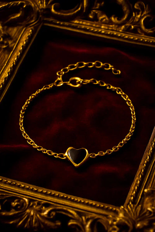 Lune - Bracelet Cœur – Or 18k