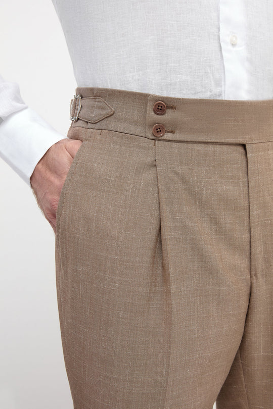 Almond Soragna trousers - Made in Italy