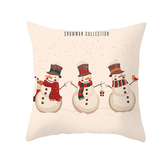 Fashion Household Items Cartoon Elk Santa Sofa Cushion