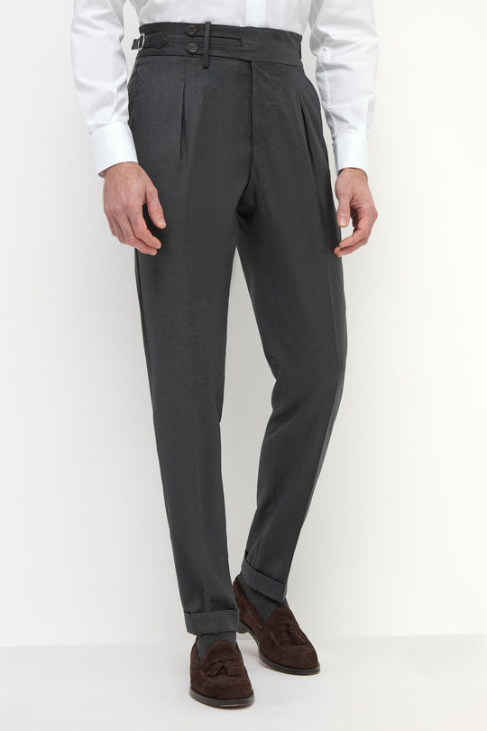Dark grey Limited Edition trousers - Made in Italy