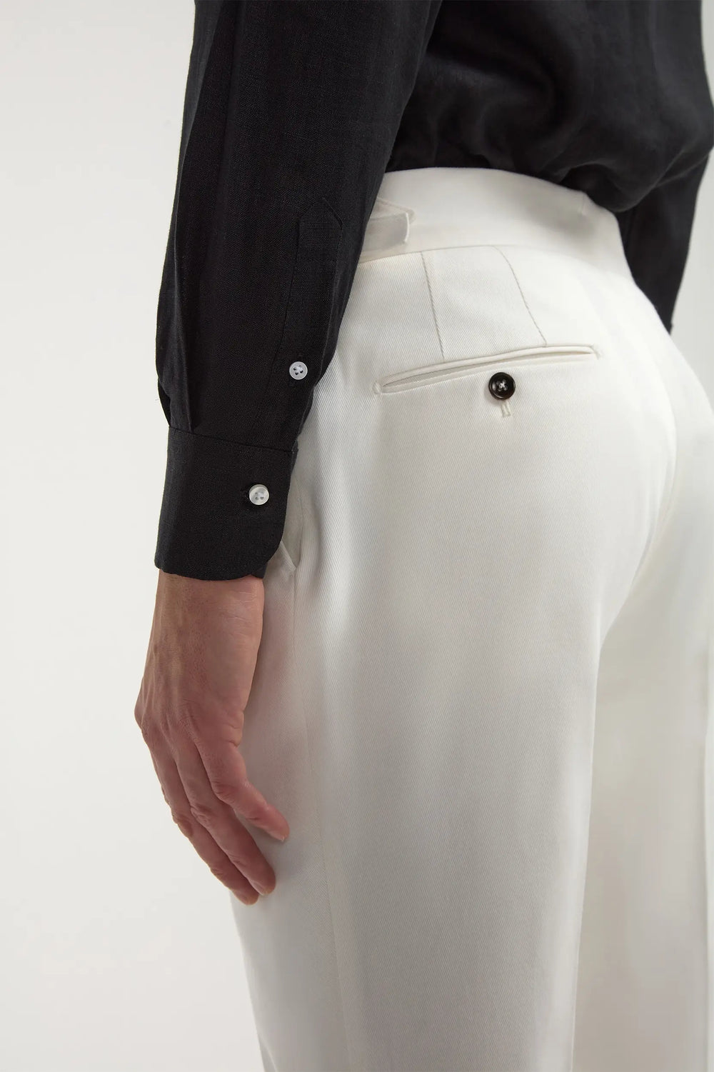 Black linen shirt - Made in Italy