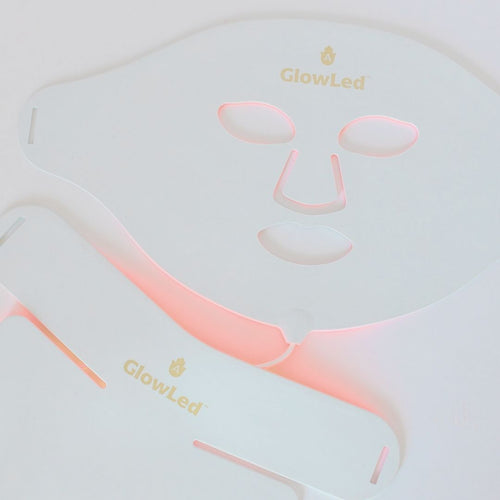 GLowLed ™ 2.0 LED Lichtherapie Gezichtsmasker | 7 kleuren LED inclusief NIR