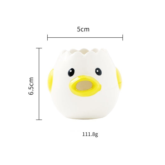 Cute Chicken Ceramic Egg White Separator Kitchen Accessories Practical