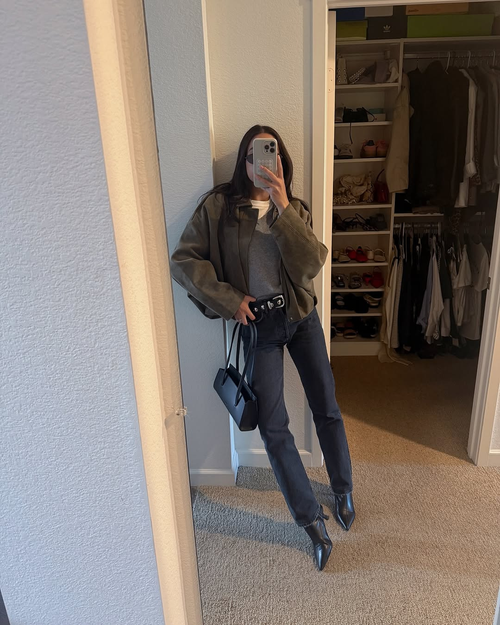 Fabiane | Veste Oversize en Suède pour Femmes – Chaude & Élégante