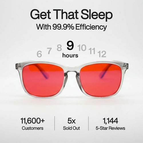 CAVE'H® | Unisex Red Lens Blue Light Glasses