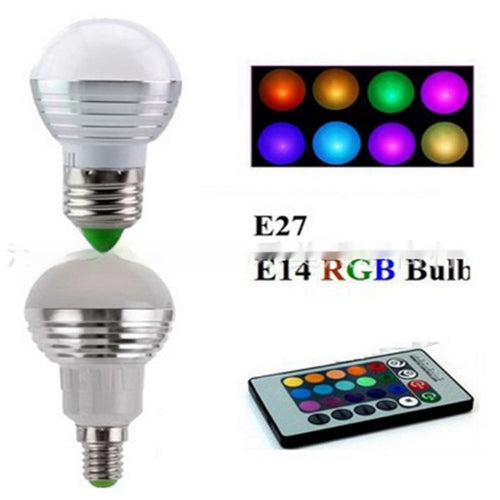 RGB Bulb Lamp Seven-color Ambience Light Smart Dimming Color Changing