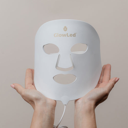 GLowLed ™ 2.0 LED Lichtherapie Gezichtsmasker | 7 kleuren LED inclusief NIR