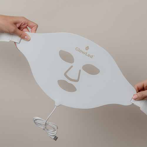 GLowLed ™ 2.0 LED Lichtherapie Gezichtsmasker | 7 kleuren LED inclusief NIR