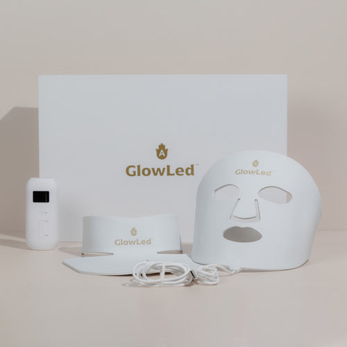 GLowLed ™ 2.0 LED Lichtherapie Gezichtsmasker | 7 kleuren LED inclusief NIR