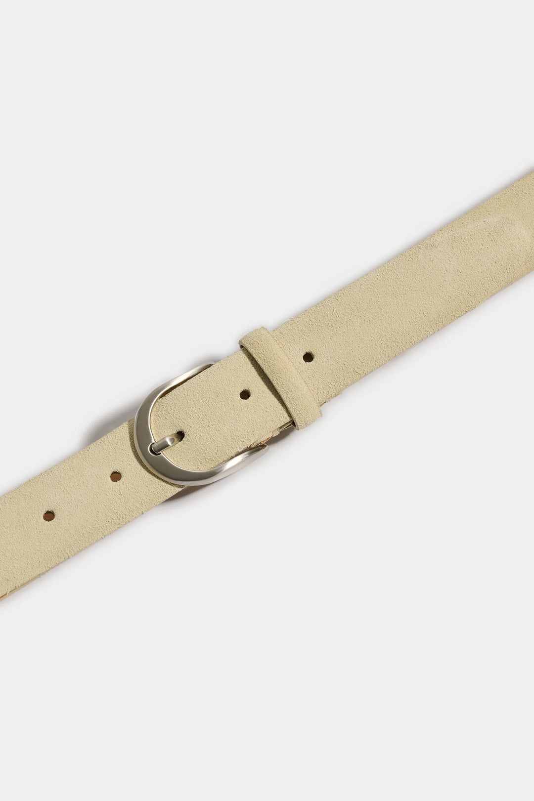 Beige suede belt - Made in Italy