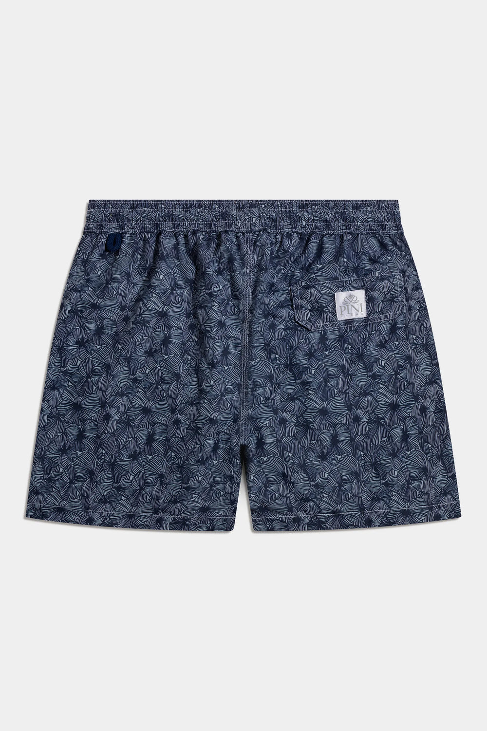 Blue flower swimshorts - Made in Italy
