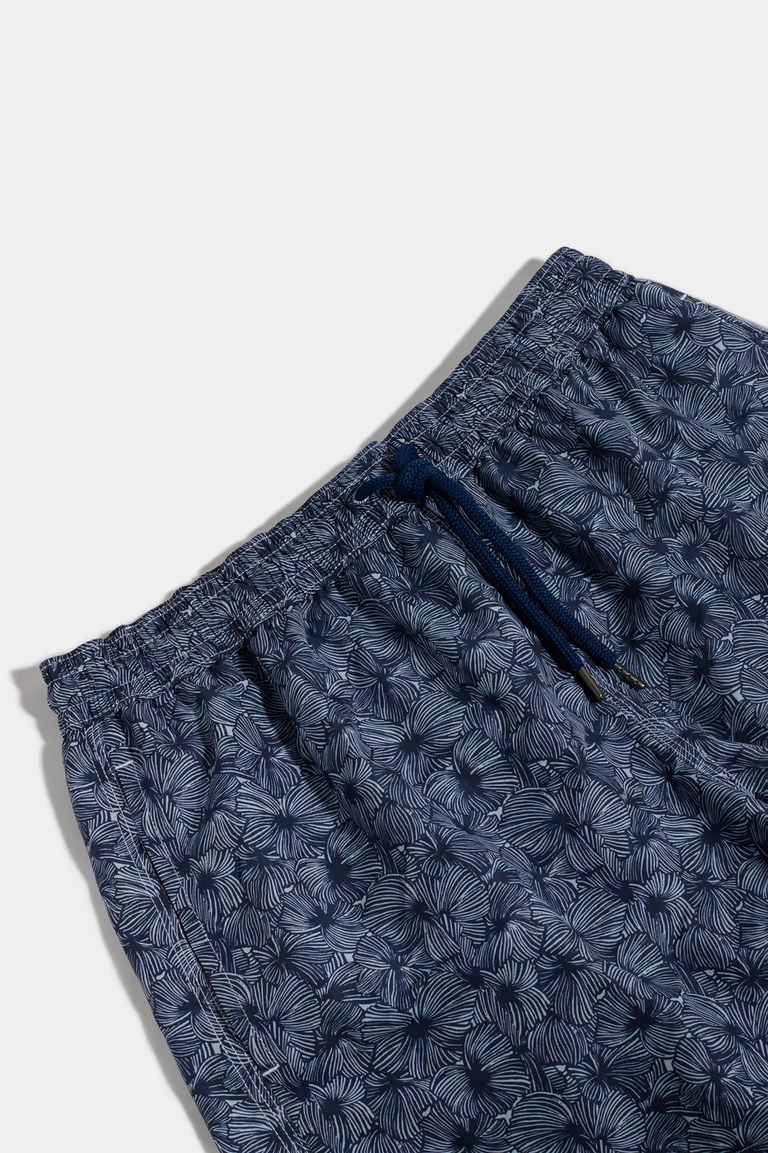 Blue flower swimshorts - Made in Italy