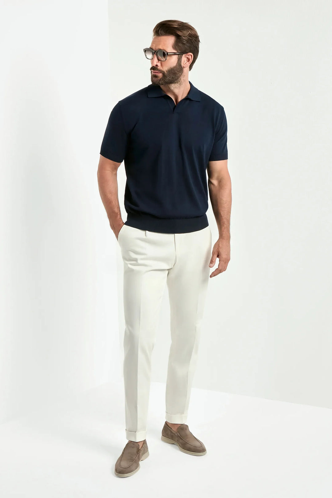 Blue polo - Made in Italy