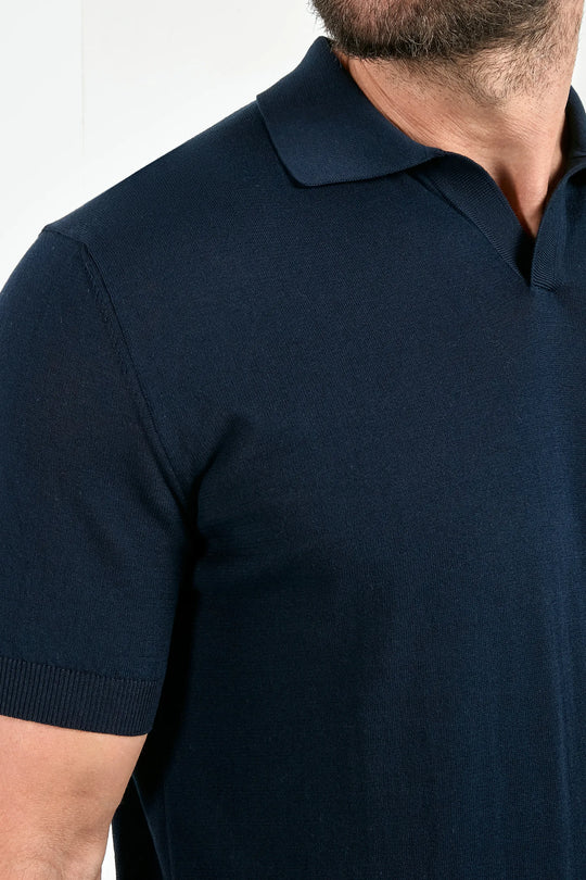 Blue polo - Made in Italy
