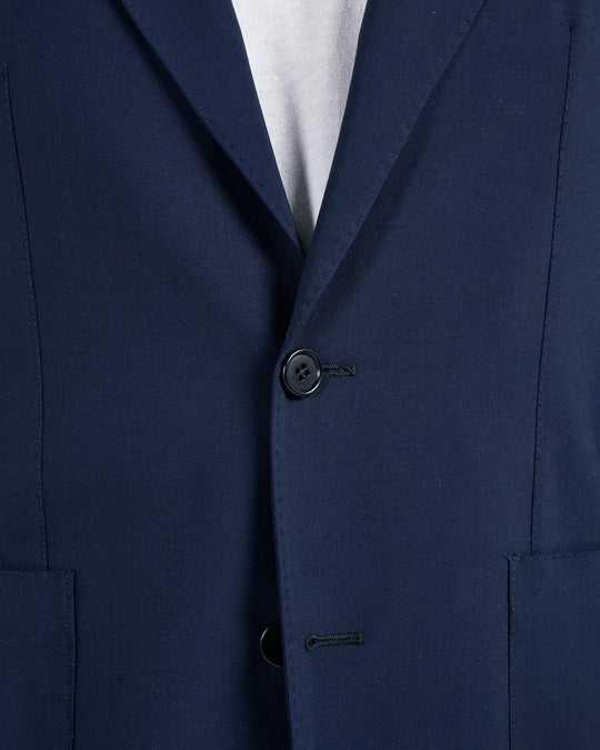 Blue travel jacket - Made in Italy