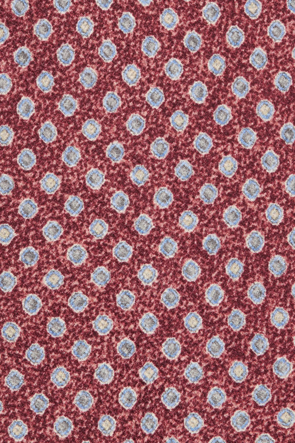 Bordeaux fancy silk tie - Made in Italy
