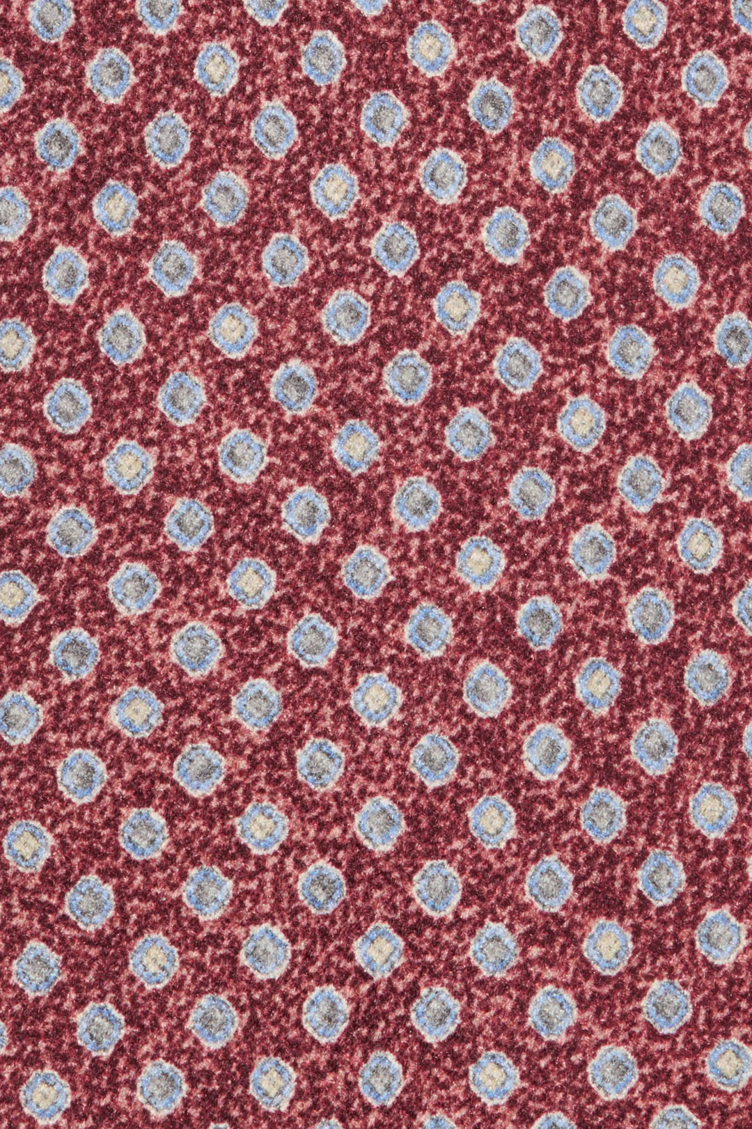 Bordeaux fancy silk tie - Made in Italy