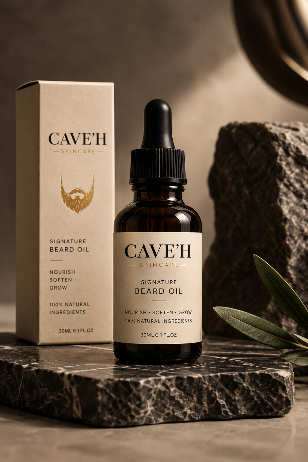 Signature Beard Oil  – Nourish, Grow, Groom (30ml)