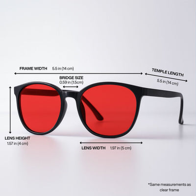 CAVE'H® | Unisex Red Lens Blue Light Glasses