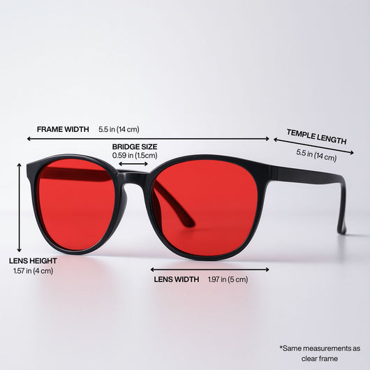 CAVE'H® | Unisex Red Lens Blue Light Glasses