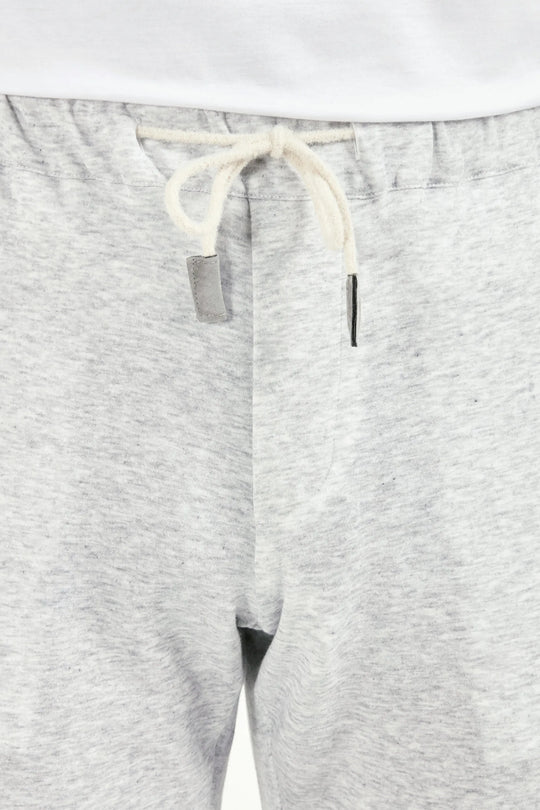 Light grey jersey jogger pants - Made in Italy