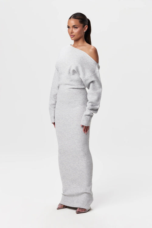 Robe Maxiknit Selma - Épaules Nues