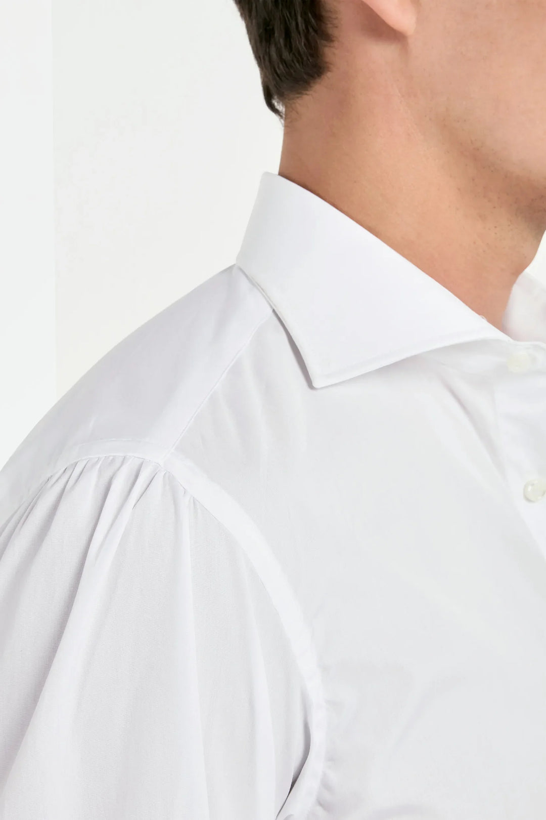 White premium Sartoriale cotton shirt - Made in Italy