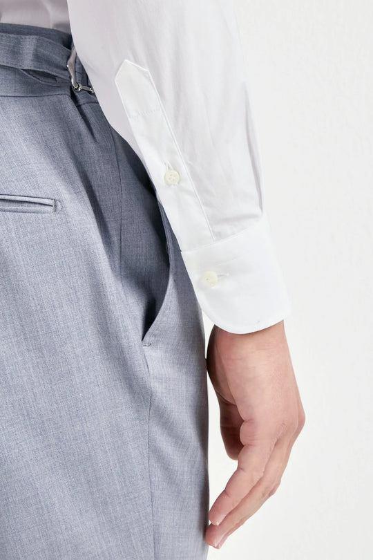 White premium Sartoriale cotton shirt - Made in Italy