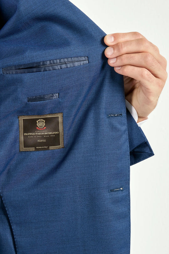 Royal blue suit - Made in Italy