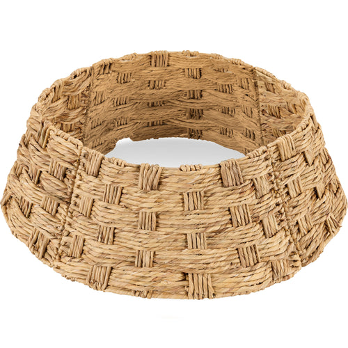 Basket Woven Hyacinth Christmas Holiday Tree Collar - 42in