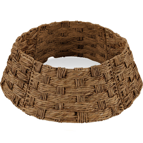 Basket Woven Hyacinth Christmas Holiday Tree Collar - 42in