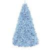 Artificial Baby Blue Christmas Tree, Unlit Pine Design w/Easy Assembly