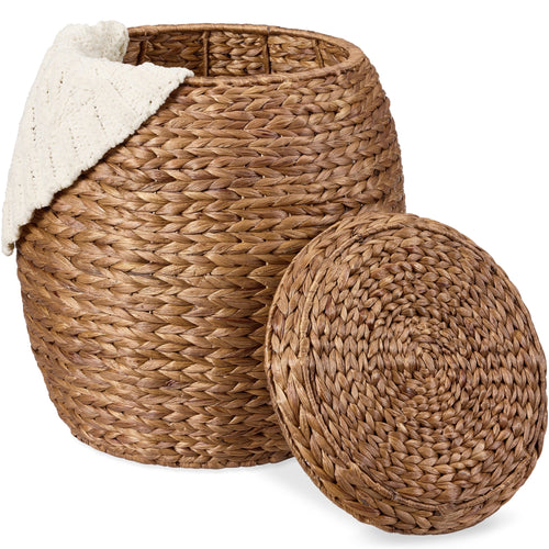 Multipurpose Hyacinth Storage Tote Basket