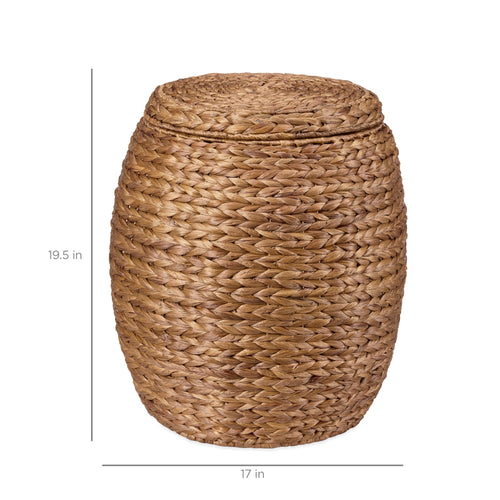 Multipurpose Hyacinth Storage Tote Basket