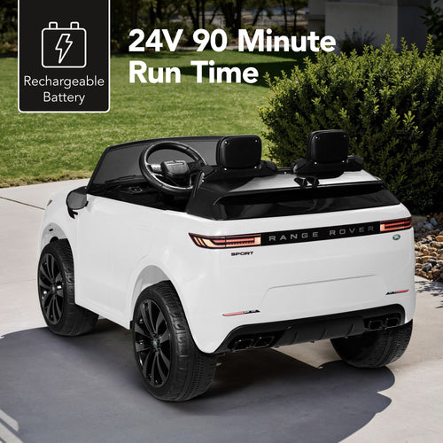 24V 2-Seater Licensed Range Rover Sport Ride-On Car w/ Parent Control