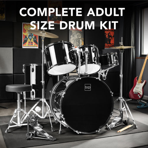 5-Piece Full Size Drum Set For Adults
