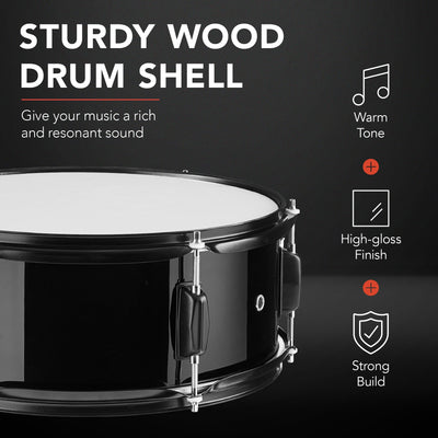 5-Piece Full Size Drum Set For Adults