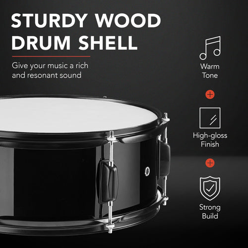 5-Piece Full Size Drum Set For Adults