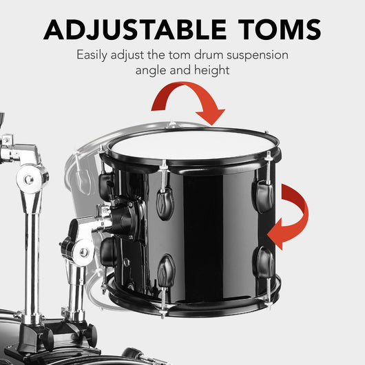 5-Piece Full Size Drum Set For Adults