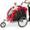 2-in-1 Pet Stroller and Bike  Trailer