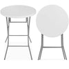 Bar Height Folding Table Indoor Outdoor Accessory w/ Thick Table Top - 32in