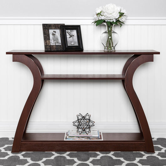47in 3-Shelf Entryway Display Console Accent Table