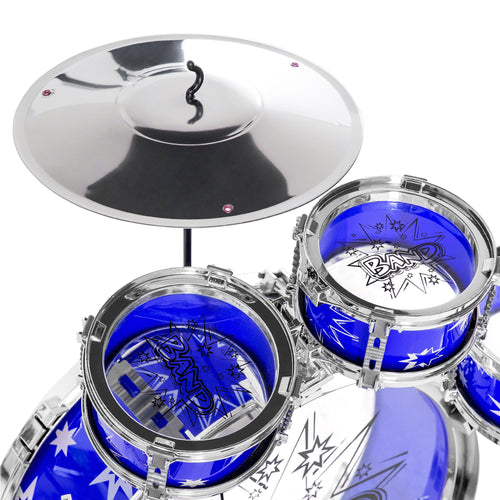 11-Piece Kids Beginner Drum Percussion Musical Instrument Toy Set