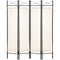 4-Panel Folding Privacy Screen Room Divider Decoration Accent, 6ft