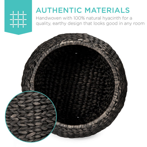 Multipurpose Hyacinth Storage Tote Basket